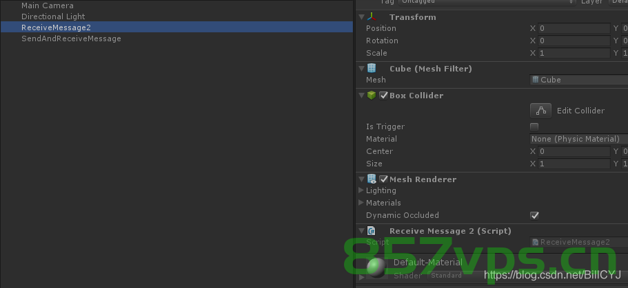 Unity中关于SendMessage方法，Unity中的SendMessage方法详解 第2张