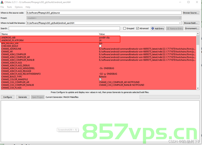 FFmpeg开发笔记（九）Linux交叉编译Android的x265库，FFmpeg开发笔记，Linux交叉编译Android的x265库指南，FFmpeg开发笔记，Linux交叉编译Android x265库指南