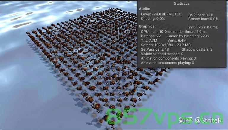 【Unity】渲染性能开挂GPU Animation, 动画渲染合批GPU Instance