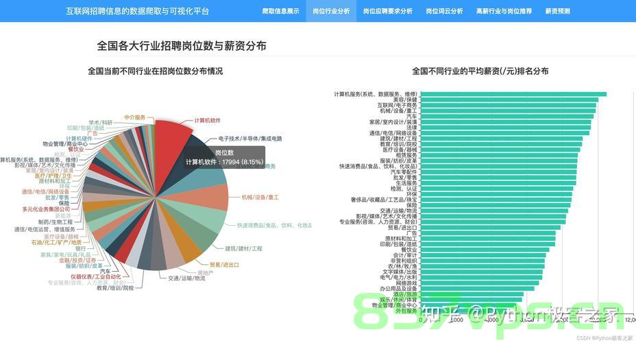 基于Python的招聘岗位数据分析系统的设计与实现，Python招聘数据分析系统设计与实现研究