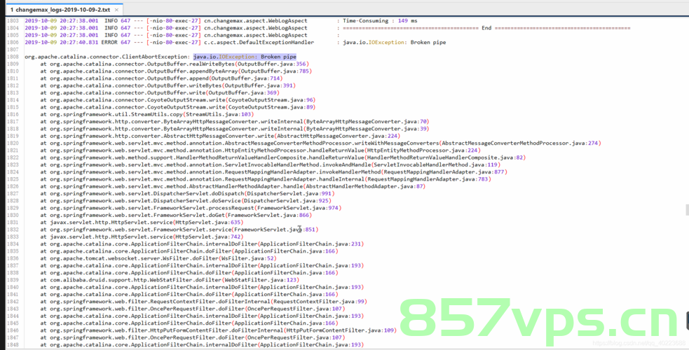 解决报错，org.apache.catalina.connector.ClientAbortException: java.io.IOException: Broken pipe，解决Apache Tomcat中的ClientAbortException，Broken pipe报错问题