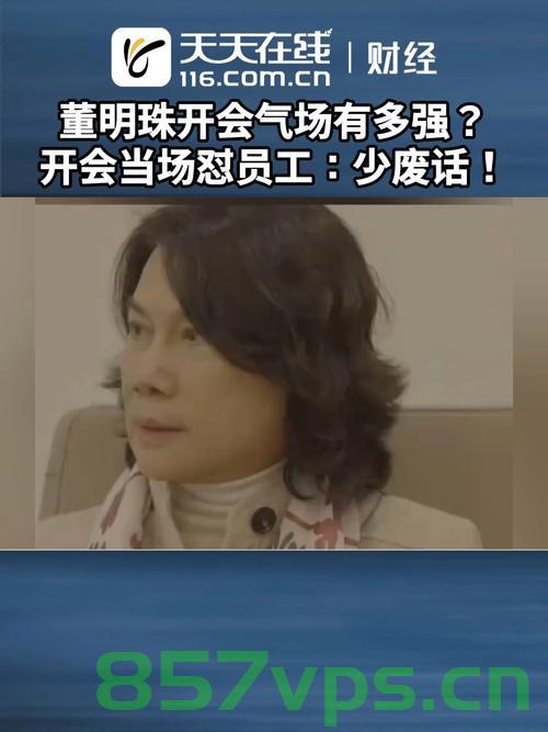 董明珠开会当场怼员工，少废话智能免费问答EasyAI m.857vps.cn，董明珠开会现场霸气怼员工，强调智能问答EasyAI的重要性 第2张