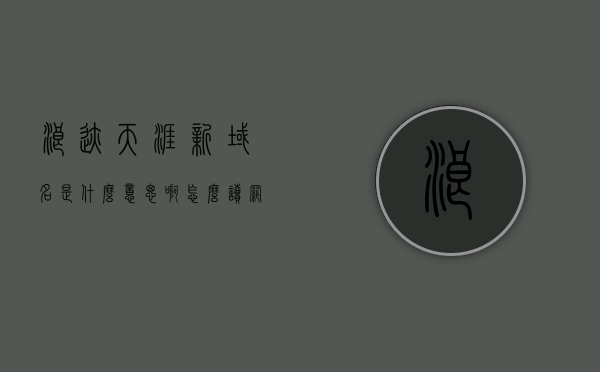 浪迹天涯新域名是什么意思啊怎么读（网名浪迹天涯是什么意思），浪迹天涯新域名解读与网名含义探索