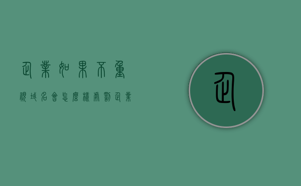 企业如果不重视域名会怎么样处罚（企业不重视域名的后果），企业忽视域名保护，后果与处罚分析，企业忽视域名保护，后果与处罚分析，企业忽视域名保护的后果与处罚分析，影响、风险及应对措施探讨，企业忽视域名保护的后果、处罚与应对措施，影响与风险深度探讨
