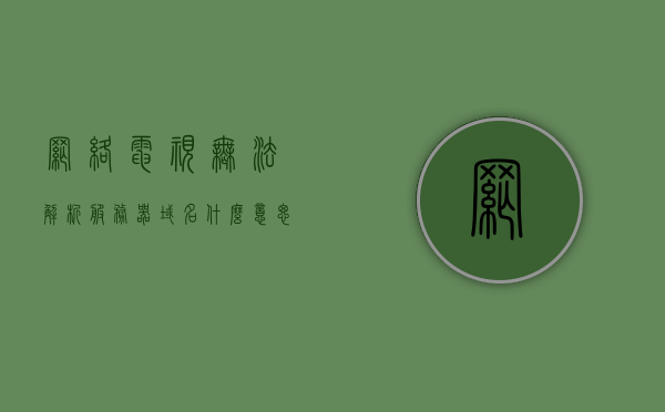 网络电视无法解析服务器域名什么意思（网络电视无法解析服务器域名怎么解决），网络电视域名解析故障解析及解决方案，网络电视域名解析故障解析，无法解析服务器域名及解决方案探讨，网络电视域名解析故障详解，解决方法与探讨
