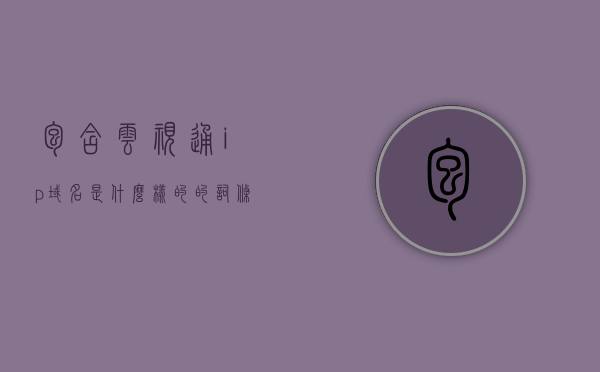 包含云视通ip域名是什么样的的词条，云视通IP域名解析及特点探究，云视通IP域名解析及特点探究，探究云视通IP域名的词条与特性解析
