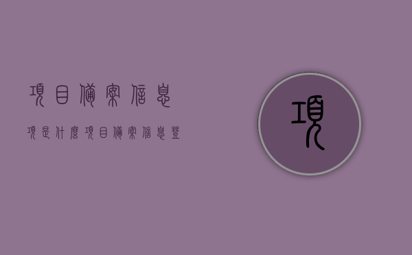 项目备案信息项是什么（项目备案信息登记表），项目备案信息详解，什么是项目备案信息项（登记表一览），项目备案信息详解，从项目备案信息项到登记表一览的全方位解析