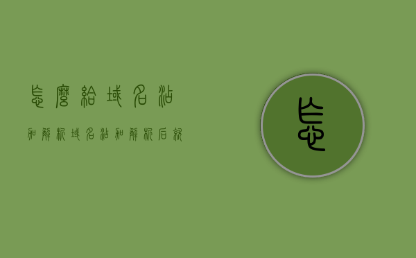 怎么给域名添加解析（域名添加解析后就可以访问了吗），如何为域名添加解析及其解析后的访问问题解析，如何添加域名解析及其解析后的访问问题详解