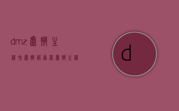 dmz虚拟主机和虚拟服务器（虚拟主机和虚拟服务器的区别），DMZ虚拟主机与虚拟服务器，核心区别解析