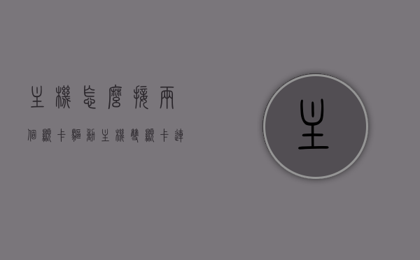 主机怎么接两个显卡驱动（主机双显卡连接两个显示器），主机双显卡连接两个显示器，如何成功安装两个显卡驱动？