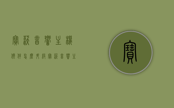 宝沃音响主机软件怎么升级（宝沃音响主机软件怎么升级教程），宝沃音响主机软件升级教程，步骤详解，宝沃音响主机软件升级步骤详解及教程指南