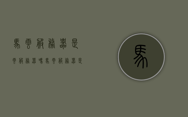 马云服务器是云服务器吗（马云服务器是云服务器吗），关于马云服务器是否为云服务器的探讨，关于马云服务器是否为云服务器的探讨与解析