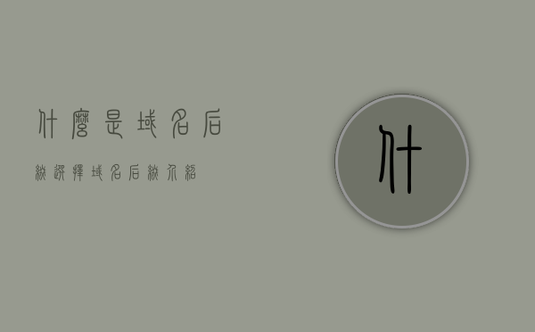 什么是域名后缀选择（域名后缀介绍），域名后缀选择与介绍指南，域名后缀选择与介绍指南，如何选择适合的域名后缀？，域名后缀选择与介绍指南，如何选择适合的域名后缀？