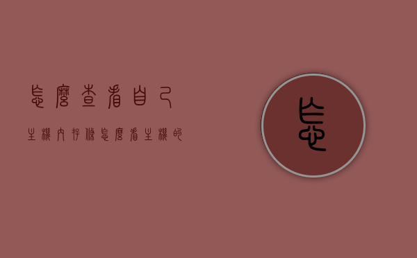怎么查看自己主机内存条（怎么看主机的内存条型号），如何查看主机内存条型号及容量？，如何查看主机内存条型号及容量详解？，如何查看主机内存条型号、容量详解步骤指南，如何查看主机内存条型号及容量详解步骤指南？，如何查看主机内存条型号及容量详解步骤指南？