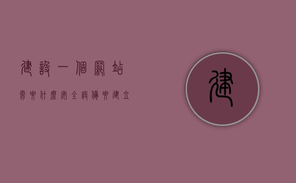 建设一个网站需要什么安全设备（要建立一个网站需要做哪些准备），建立网站所需的安全设备准备及前期规划指南，建立网站的安全设备准备与前期规划指南，必备安全设施及策略部署全解析