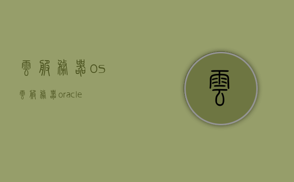 云服务器os（云服务器oracle），云服务器Oracle操作系统（云OS）简介，云服务器Oracle操作系统（云OS）简介与特点解析