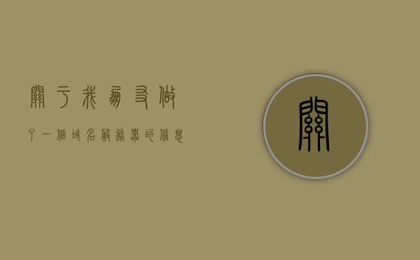 关于我朋友做了一个域名服务器的信息，我的朋友创建了一个域名服务器，详解与探索
