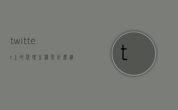 twitter上的代理主机是什么（进入twitter的代理工具），关于Twitter的代理主机及进入Twitter的代理工具解析，关于Twitter的代理主机及进入工具解析，探究代理主机与工具在Twitter上的作用与原理