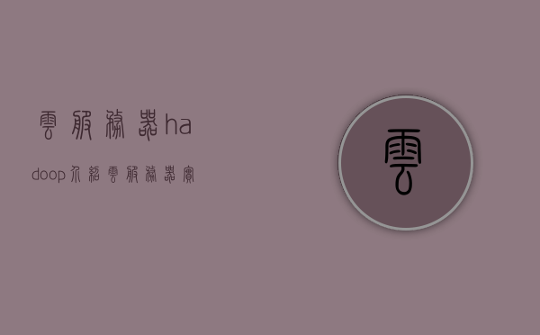 云服务器hadoop介绍（云服务器实例），云服务器Hadoop介绍及实例分析，云服务器Hadoop详解，介绍与实例分析，云服务器Hadoop详解及实例分析介绍，云服务器Hadoop详解与实例分析介绍