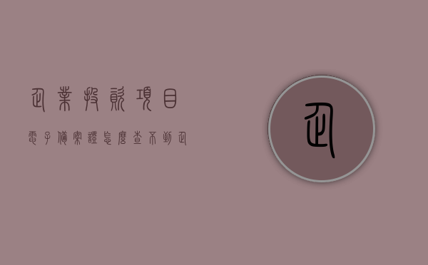企业投资项目电子备案证怎么查不到（企业投资项目备案书能证明什么），企业投资项目电子备案证查询难题及备案书的作用解析，企业投资项目电子备案证查询难题及备案书作用解析，为何查不到电子备案证及其证明内容？，企业投资项目电子备案证查询难题解析与备案书作用探讨，为何查不到及证明内容分析