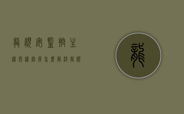 龙视安监控主机开机绿屏怎么解决（龙视安监控主机开机绿屏怎么解决方法），龙视安监控主机开机绿屏解决方法与修复指南，龙视安监控主机绿屏解决方案与修复指南，快速解决开机绿屏问题，龙视安监控主机绿屏问题解决方法与快速修复指南