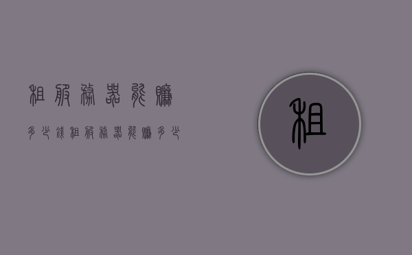租服务器能赚多少钱（租服务器能赚多少钱啊），租服务器收益解析，收入潜力有多大？，租服务器收益解析，收入潜力与赚钱之道