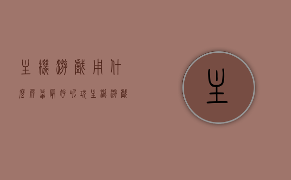 主机游戏用什么屏幕最好呢（玩主机游戏买什么主机），关于主机游戏最佳屏幕选择及购买建议，玩主机游戏买什么主机？