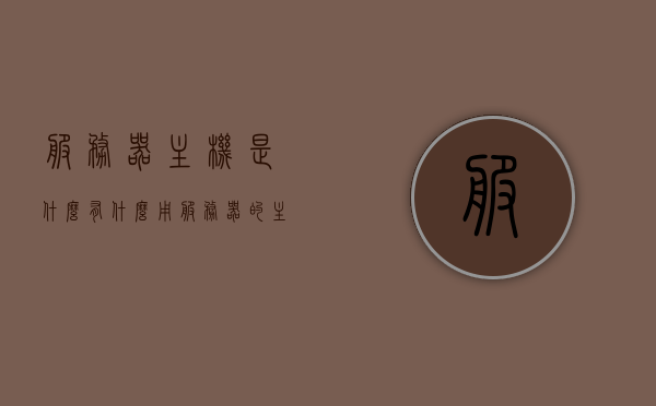 服务器主机是什么有什么用（服务器的主机），服务器主机简介及其作用与功能，服务器主机简介，功能、作用与用途解析