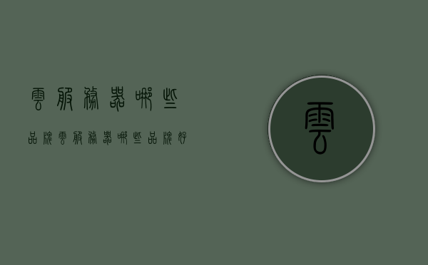 云服务器哪些品牌（云服务器哪些品牌好），云服务器品牌推荐，优质云服务器品牌大盘点