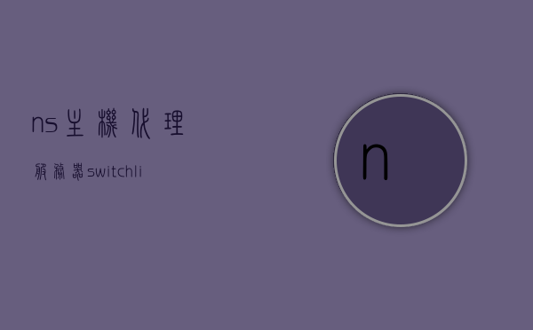 ns主机代理服务器（switchlite代理服务器），NS主机代理服务器（SwitchLite代理服务器）功能详解，NS主机代理服务器（SwitchLite）功能全面解析，细节详解与操作指南，NS主机代理服务器（SwitchLite）全面解析与操作指南，NS主机代理服务器（SwitchLite）全面解析及操作指南，功能详解与细节探讨，NS主机代理服务器（SwitchLite）全方位解析与操作指南，功能详解、细节探讨及操作指引