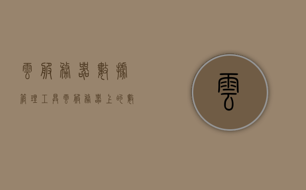 云服务器数据管理工具（云服务器上的数据安全吗），云服务器数据管理工具及其数据安全性的探讨，云服务器数据管理工具及其数据安全性的深度探讨