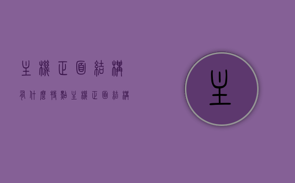主机正面结构有什么特点（主机正面结构有什么特点和作用），主机正面结构的特点与功能解析，主机正面结构的特点与功能深度解析，特点、作用及功能探讨，主机正面结构的特点与功能深度解析，结构特性、作用及功能探讨