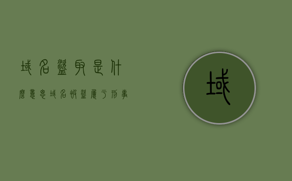域名盗取是什么意思（域名被盗属于刑事案件吗），关于域名盗取的解析，定义与是否构成刑事案件探讨，域名盗取详解，定义、性质及是否构成刑事案件的探讨