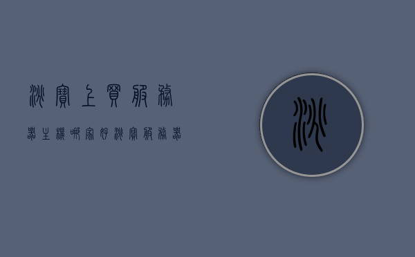 淘宝上买服务器主机哪家好（淘宝服务器主机可以买吗），淘宝上的服务器主机购买指南，哪家主机卖家更值得信赖？