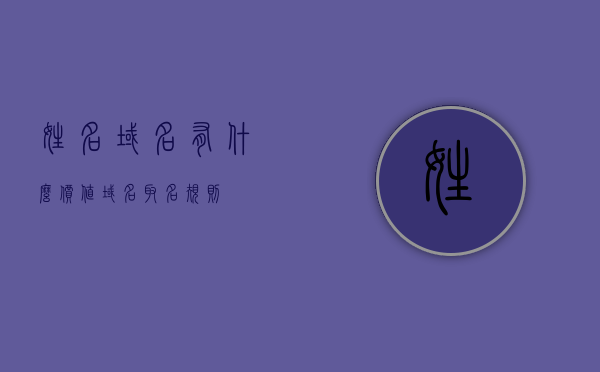 姓名域名有什么价值（域名取名规则），姓名域名，探索个人域名的独特价值与命名规则，姓名域名的独特价值与命名规则探索