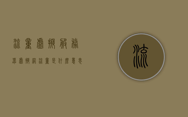 流量虚拟服务器（虚拟网流量是什么意思），流量虚拟服务器解析，虚拟网流量的含义与工作原理