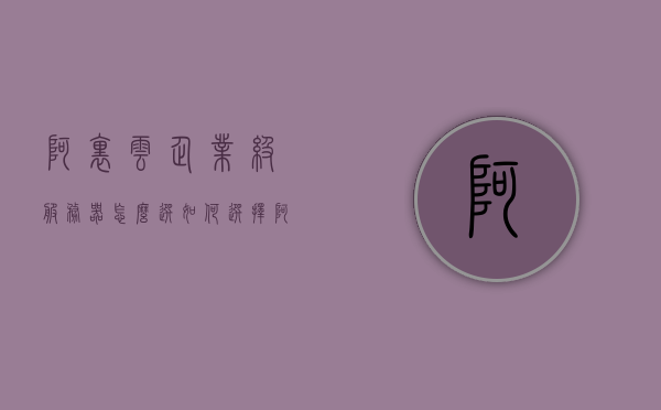 阿里云企业级服务器怎么选（如何选择阿里云服务器配置），阿里云企业级服务器选购指南，如何选择最佳配置？