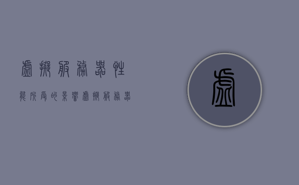 虚拟服务器性能所受的影响（虚拟服务器原理），虚拟服务器原理及其性能影响因素探讨
