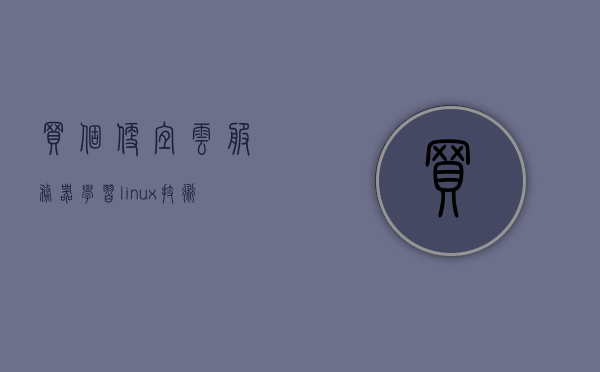 买个便宜云服务器学习linux技术（最便宜的云服务器一年多少钱），云服务器学习Linux技术，探索最便宜的云服务器价格，探索云服务器学习Linux技术的经济选择，最便宜的云服务器一年多少钱？