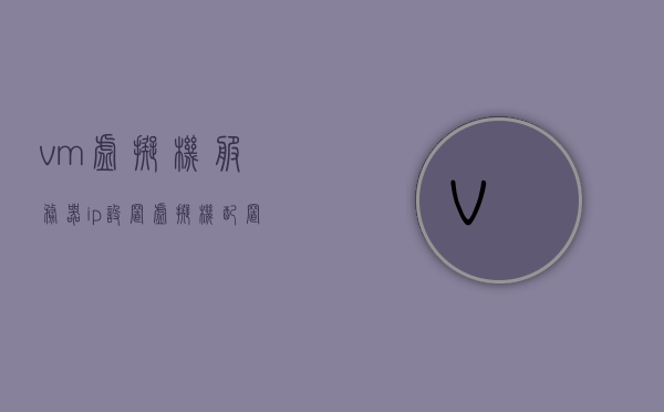 vm虚拟机服务器ip设置（虚拟机配置www服务器），虚拟机服务器IP设置指南，配置WWW服务器在虚拟机中的网络设置