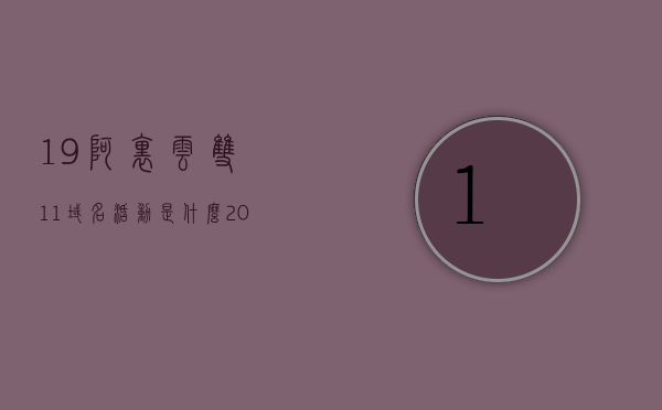 19阿里云双11域名活动是什么（2020阿里云双十一服务器优惠活动怎么样），2020阿里云双11域名活动详解，优惠力度与服务品质一网打尽