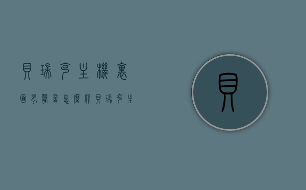 贝瑞克主机里面有声音怎么关（贝瑞克主机里面有声音怎么关掉），贝瑞克主机声音关闭方法指南，贝瑞克主机声音关闭方法详解，解决主机内部声音干扰的指南，贝瑞克主机声音关闭详解与内部声音干扰解决指南，贝瑞克主机声音关闭详解及内部声音干扰解决指南，贝瑞克主机声音关闭详解及内部声音干扰解决指南，贝瑞克主机声音关闭详解，内部声音干扰解决指南