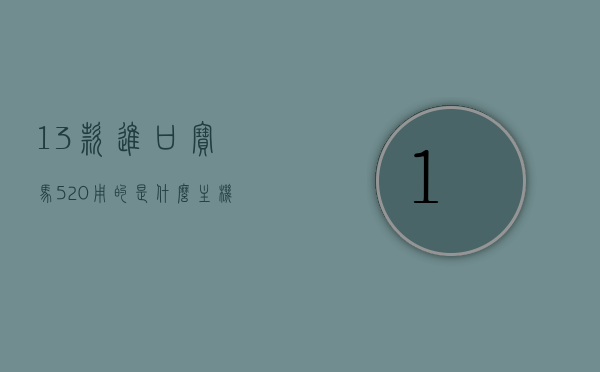13款进口宝马520用的是什么主机（13款宝马520质量怎么样），揭秘，13款进口宝马520主机解析及质量评价，揭秘解析，2013款进口宝马520主机性能及质量深度评价