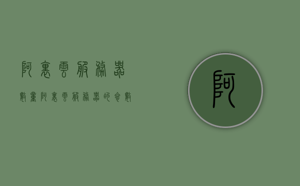 阿里云服务器数量（阿里云服务器的参数详解），阿里云服务器详解，数量与参数全面解析