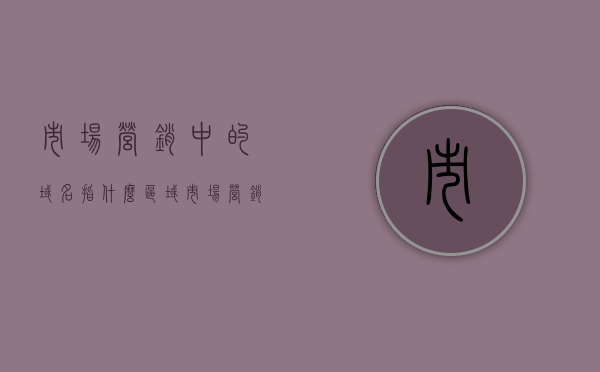 市场营销中的域名指什么（区域市场营销策略），市场营销中的域名及其在区域市场营销策略中的应用，市场营销中的域名及其在区域市场营销策略中的应用详解，市场营销中的域名详解，在区域市场营销策略中的关键应用与策略探讨，市场营销中的域名及其在区域市场营销策略中的关键应用详解与策略探讨，市场营销中的域名及其在区域市场营销策略中的关键应用详解与探讨