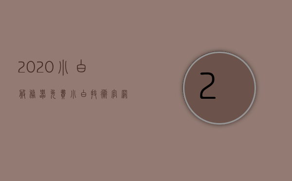 2020小白服务器免费（小白技术官网），小白服务器官网推出免费服务器体验计划