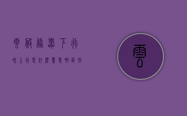 云服务器下行和上行是什么意思啊区别（云服务器5m带宽上行和下行），云服务器上下行之解析，带宽差异详解