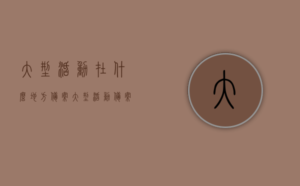 大型活动在什么地方备案（大型活动备案流程），大型活动备案流程，活动地点备案详解，大型活动备案详解，活动地点选择与备案流程全攻略