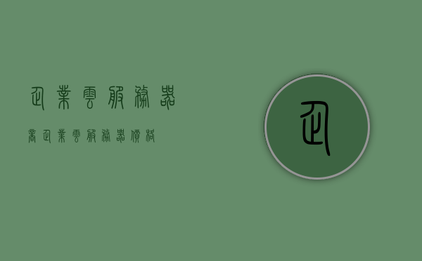企业云服务器商（企业云服务器价格），企业云服务器价格及服务提供商概览，企业云服务器提供商概览，价格与服务一览无余，企业云服务器提供商概览，价格及服务一览表