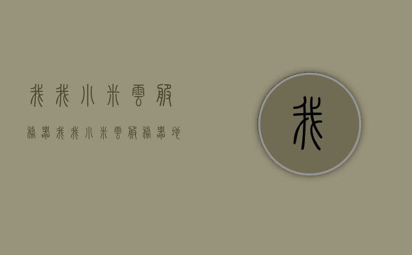 我我小米云服务器（我我小米云服务器地址），小米云服务器地址及功能解析，小米云服务器地址与功能深度解析